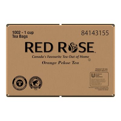 Red Rose® Thé Orange Pekoe 1002 sachets par 1 tasse - 